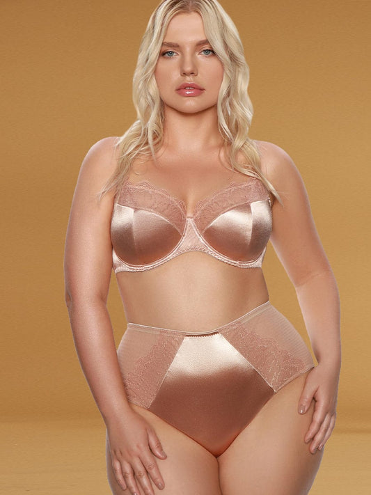 Champagne Honey Big Cup Sateen BH